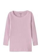 Nmfkab Ls Top Noos Tops T-shirts Long-sleeved T-shirts Pink Name It