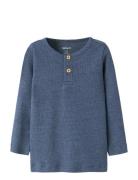 Nmmkab Ls Top Noos Tops T-shirts Long-sleeved T-shirts Blue Name It