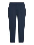Slim Tapered Knit Pleated Pant Bottoms Trousers Formal Navy Calvin Kle...