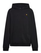 Fly Fleece Hoodie Tops Sweat-shirts & Hoodies Hoodies Black Lyle & Sco...