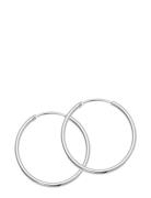 Hoop Basic - Creoles Steel Accessories Jewellery Earrings Hoops Silver...