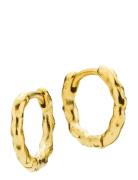 Hoop - Creoles Gold-Plated Accessories Jewellery Earrings Hoops Gold S...