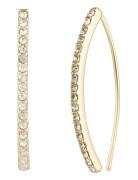 Pe Thin Pave Threader - Gld/Cry Korvakoru Korut Gold Lauren Ralph Laur...