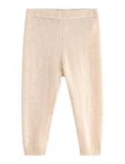 Leggings I Merinoull Bottoms Leggings Beige Lindex
