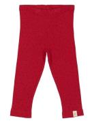 Legging Modal Heart Bottoms Leggings Red Petit Piao