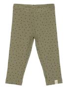 Legging Modal Heart Bottoms Leggings Khaki Green Petit Piao