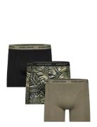 Cotton Stretch Boxer 3P Bokserit Khaki Green Björn Borg