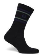 Ribbed Sports Sock Underwear Socks Regular Socks Black Fred Perry