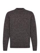Twisted Marl Jumper Tops Knitwear Round Necks Brown Fred Perry