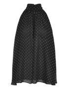 Halterneck Bow Top Tops T-shirts & Tops Sleeveless Black ROTATE Birger...