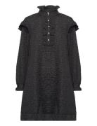 Reno Ruby Ruffle Dress Lyhyt Mekko Black Noella