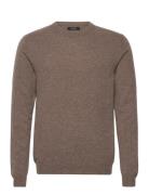 Mamordy Tops Knitwear Round Necks Brown Matinique