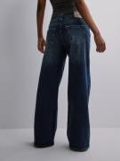 True Religion - Wide leg jeans - Dark Wash - Bobbi Baggy Jeans - Farku...