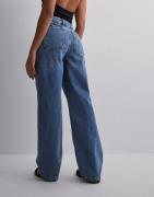 JDY - Sininen - Jdymaya High Waist Wide Jeans Dnm N