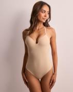 Bye Bra - Beige - Low Back Bodysuit Thong