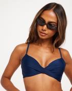 Nelly - Sininen - Twisted Push Up Bikini Bra