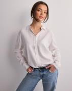 Vero Moda - Valkoinen - Vmlinn Ls Shirt Wvn Noos