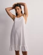 Vero Moda - Valkoinen - Vmmymilo Short Halter Frill Dress W