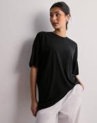 Only - Musta - Onlmay Life S/S Oversize Top Jrs