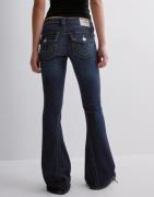 True Religion - Sininen - Joey Low Rise Flare