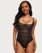 Hunkemöller - Musta - WYOB Mesh Body