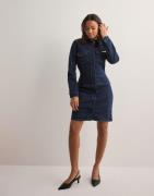 Calvin Klein Jeans - Sininen - Darted Lean Shirt Denim Dress