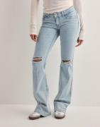 Nelly - Sininen - Low Waist Perfect Bootcut Jeans