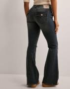 True Religion - Sininen - Joey Low Rise FLARE_ Flap