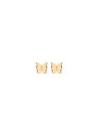 Muli Collection - Kulta - Butterfly Studs