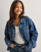 Pieces - Sininen - Pcelma Denim Jacket Noos Bc