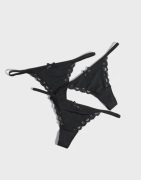 Nelly - Musta - Adore Me Thong 3-Pack