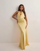 Nelly - Keltainen - Halter Bow Dress