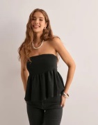 Vero Moda - Musta - Vmnight Bandeau Knit Vma