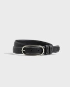 BECKSÖNDERGAARD - Musta - Glossy Nola Leather Belt