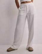 Mercer Amsterdam - Valkoinen - Objsanne Aline Wide Pant Noos