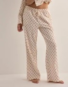 Gina Tricot - Valkoinen - Flannel pyjamas trousers