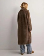 Only - Ruskea - Onlmeagan Fur Coat Otw