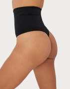 Bye Bra - Musta - Seamless High Waist Thong