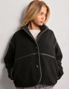 Nelly - Musta - Shearling Jacket