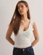 Nelly - Valkoinen - Stunning Rouch Top