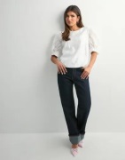 Pieces - Valkoinen - Pcnala 2/4 Jaquard Top