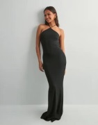 Nelly - Musta - Halterneck Strap Dress