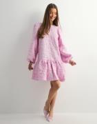 Pieces - Vaaleanpunainen - Pcgretchen Ls Short Dress D2D Dmo