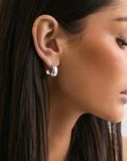 Pieces - Hopea - Fpbella Small Hoop Plated Noos