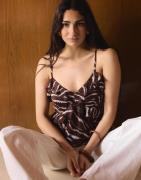 Nelly - Ruskea - Flounce Strap Top
