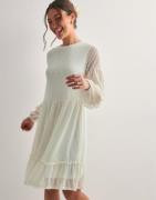 Only - Valkoinen - Onlnaja L/S Baloon Dress Cs Jrs