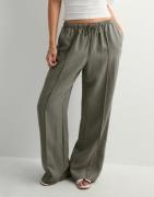 Gina Tricot - Vihreä - Relaxed wide trousers