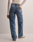 Pieces - Sininen - Pcnoelle Lw Straight Jeans