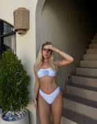 Nelly - Sininen - Bouquet Bikini Top
