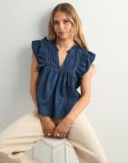Neo Noir - Sininen - Jayla Denim Top